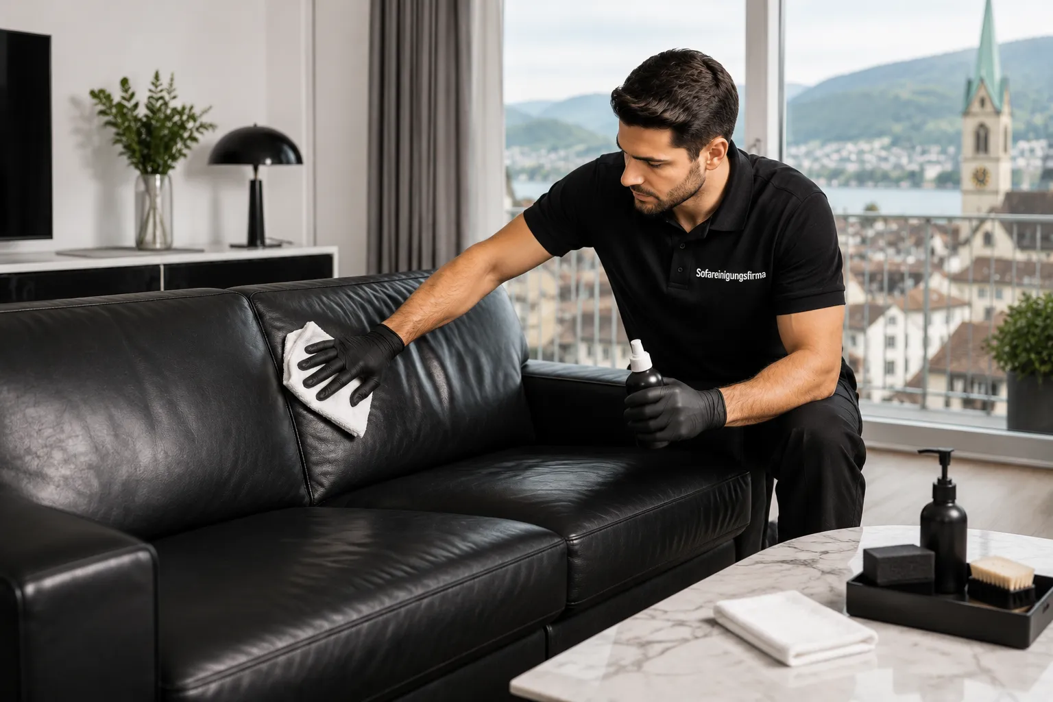Ledersofa reinigen und pflegen: So gelingt es in Zürich richtig
