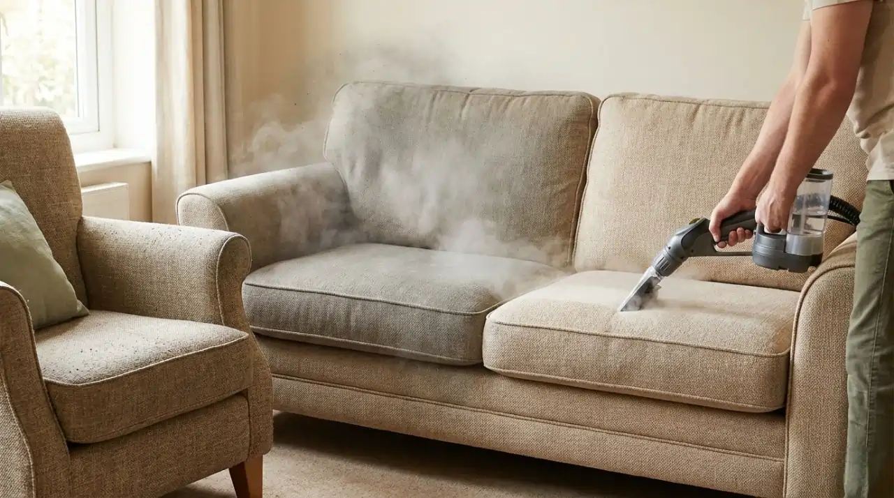 Alter oder muffiger Sofageruch