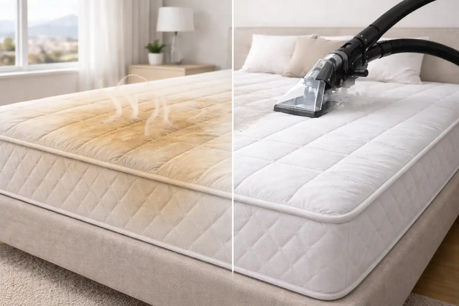 FLECKEN UND GERÜCHE IN DER MATRATZE